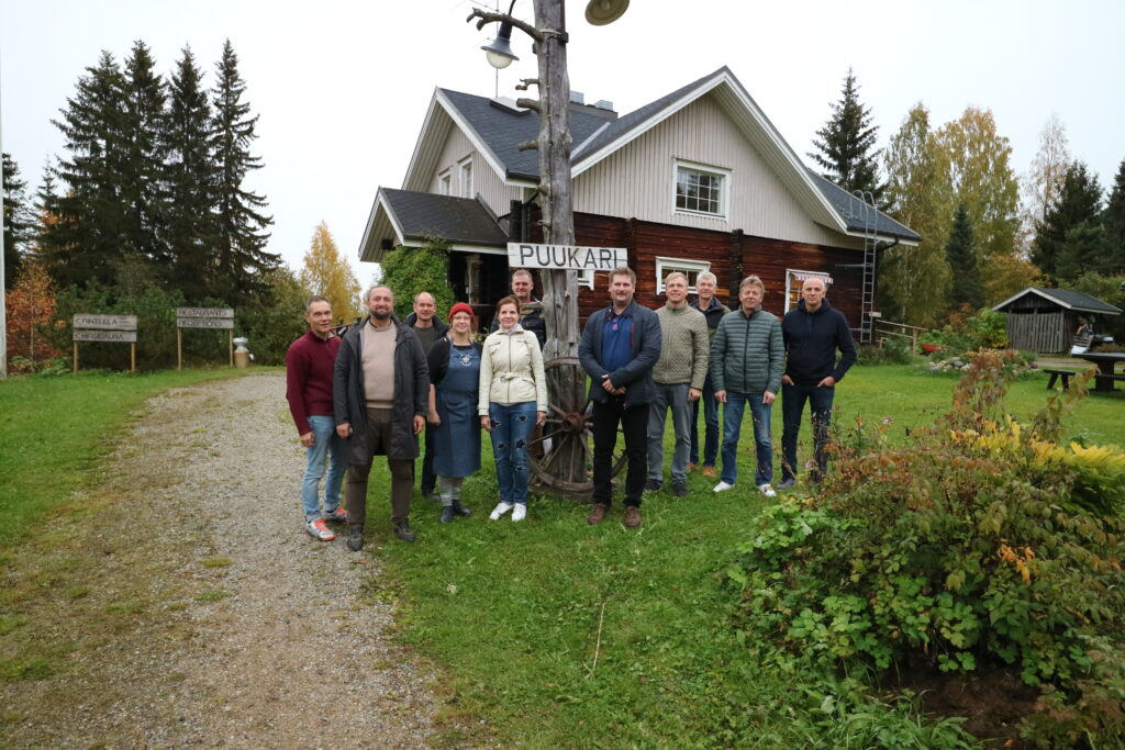 Woodhouse Estonia Soome palkehituse kontaktreis - september 2022. Foto: erakogu