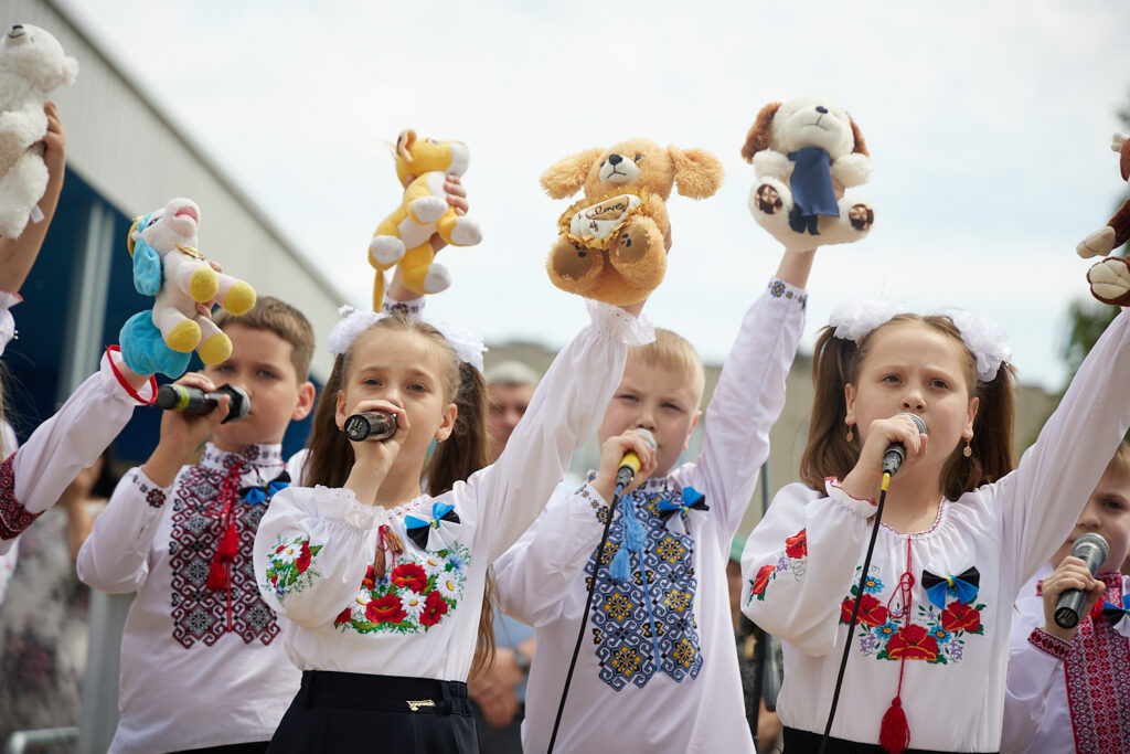 Ukrainas Ovrutši lasteaia avamine. Foto: Välisministeerium