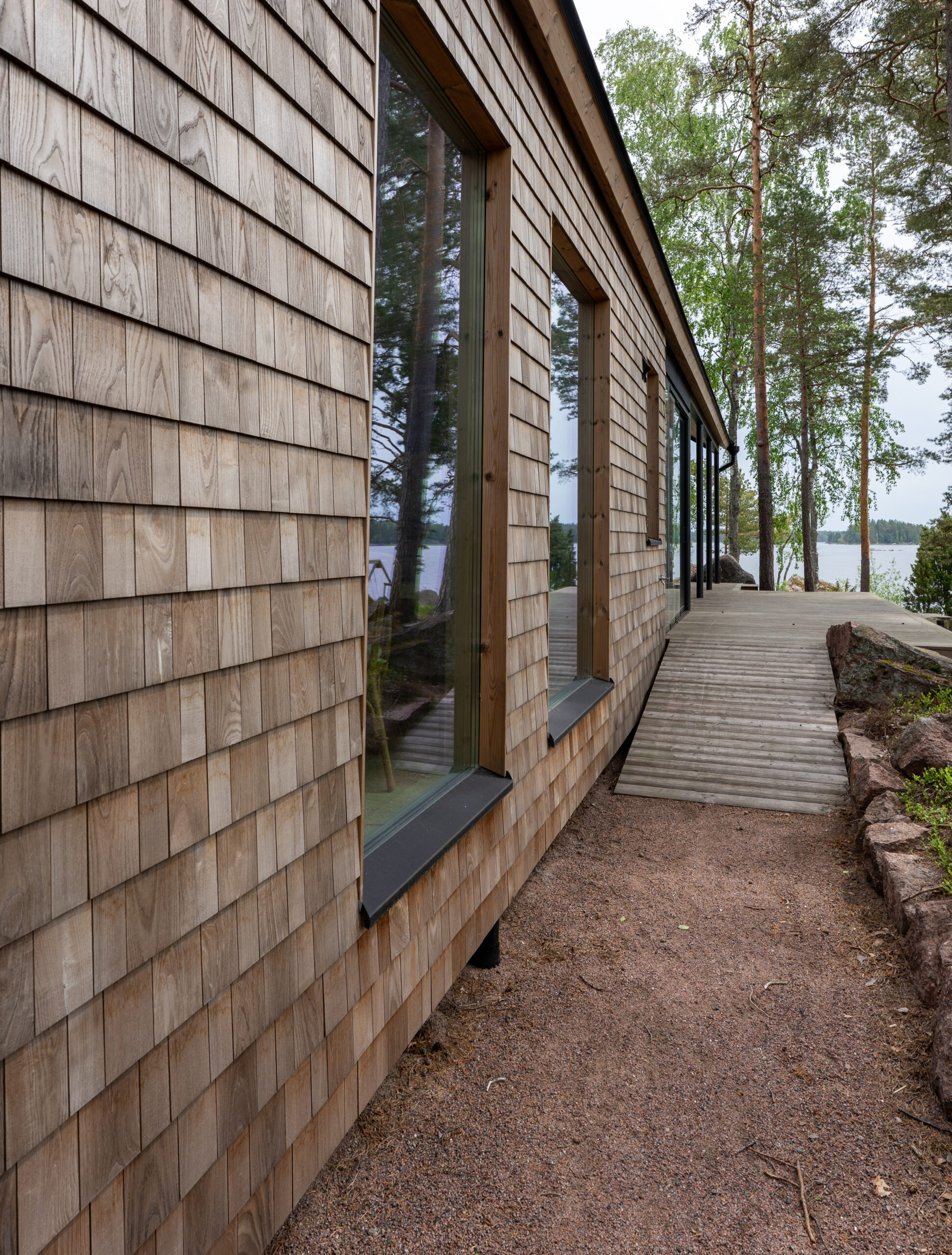 Aasta Tehasemaja 2025 konkursi “Parim eramu” võitja Finnlog OÜ – eramu Soomes. Hoone arhitekt: Arkkitehdit Sankari Oy. Foto: Finnlog OÜ