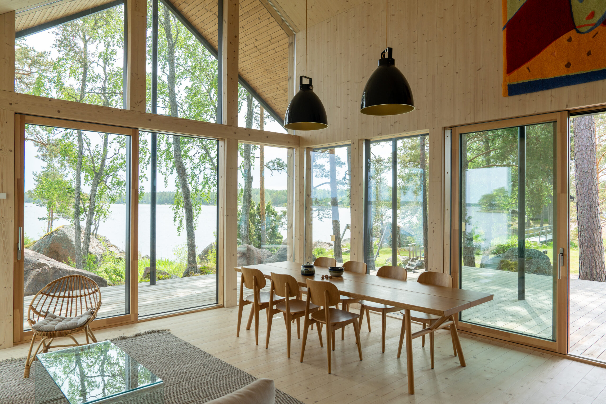 Aasta Tehasemaja 2025 konkursi “Parim eramu” võitja Finnlog OÜ – eramu Soomes. Hoone arhitekt: Arkkitehdit Sankari Oy. Foto: Finnlog OÜ