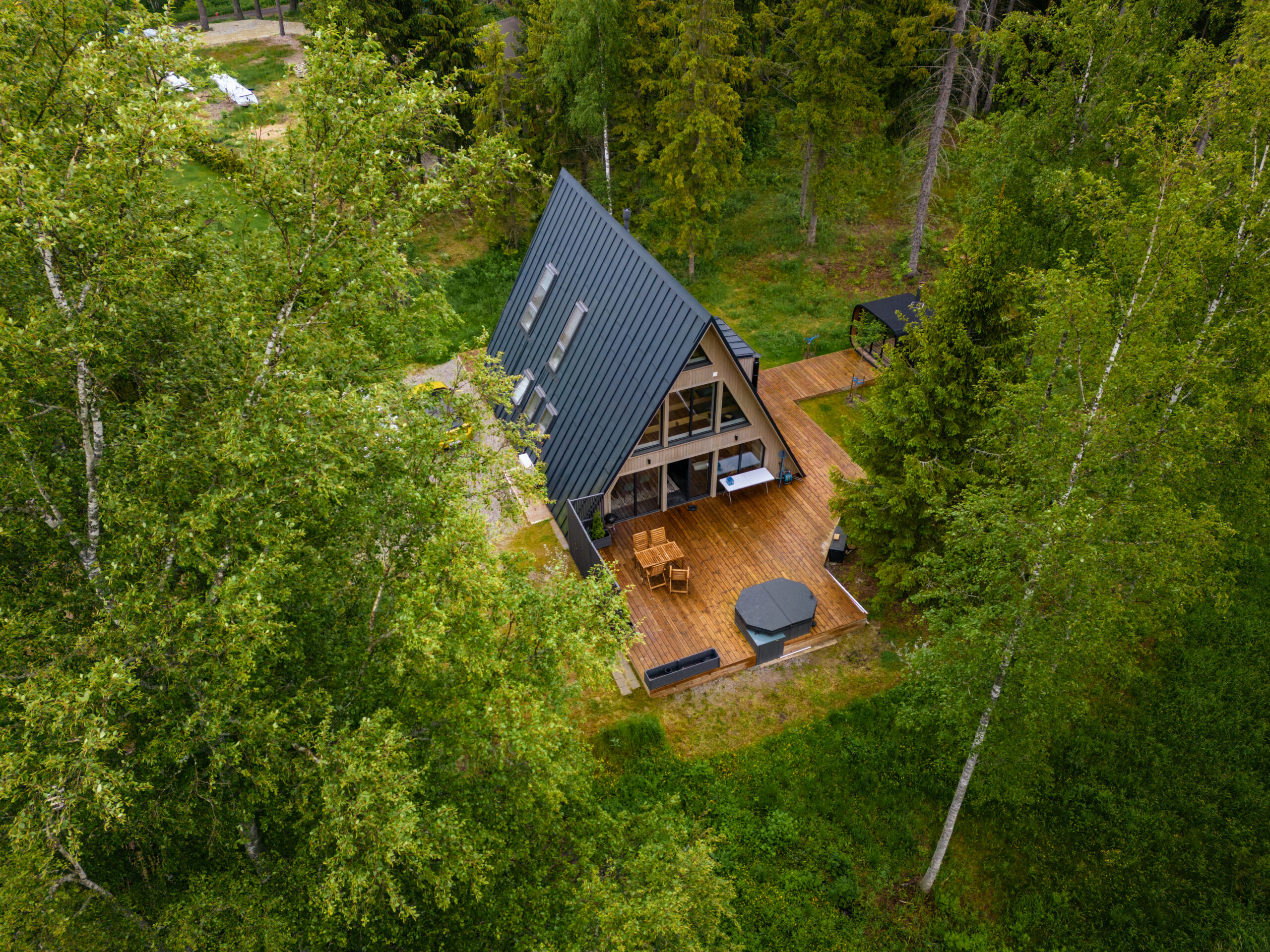 Avrame OÜ, summer house in Salmistu Audience Choice Award (Delfi moodnekodu.ee readers) & Nordic Render Special Award – Prefab House of the Year 2025 Photo: Silvo Voznesenski