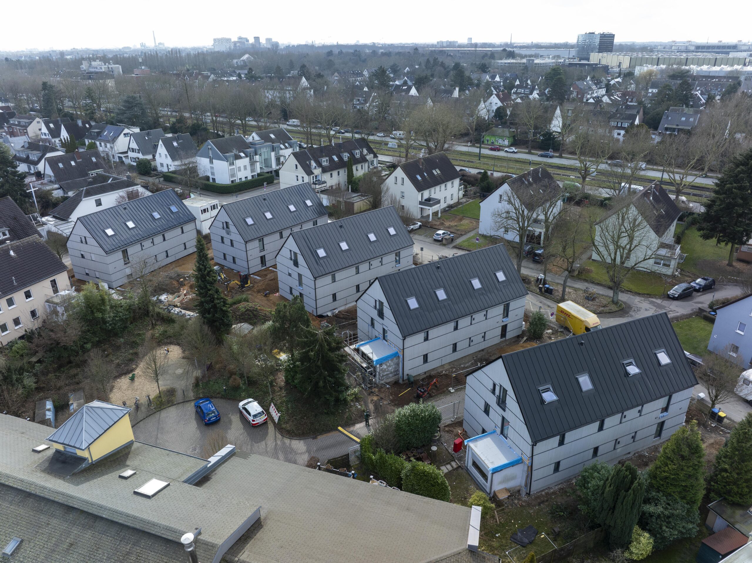 Aasta Tehasemaja 2025 - parim fassaadielementide projekt Welement AS tehaseline renoveerimine Saksamaal. Arhitekt: Renowate. Foto: Renowate