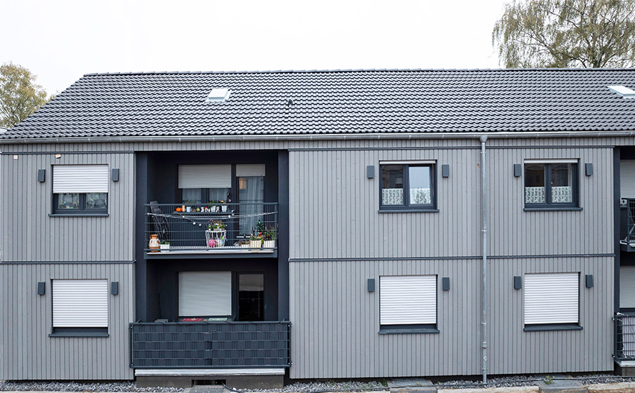 Fassaadielementide renoveerimisprojekt Düsseldorfis- Matek AS. Arhitekt: Henric Wagner, Mari Klement. Foto: Matek AS, Lasita Aken AS