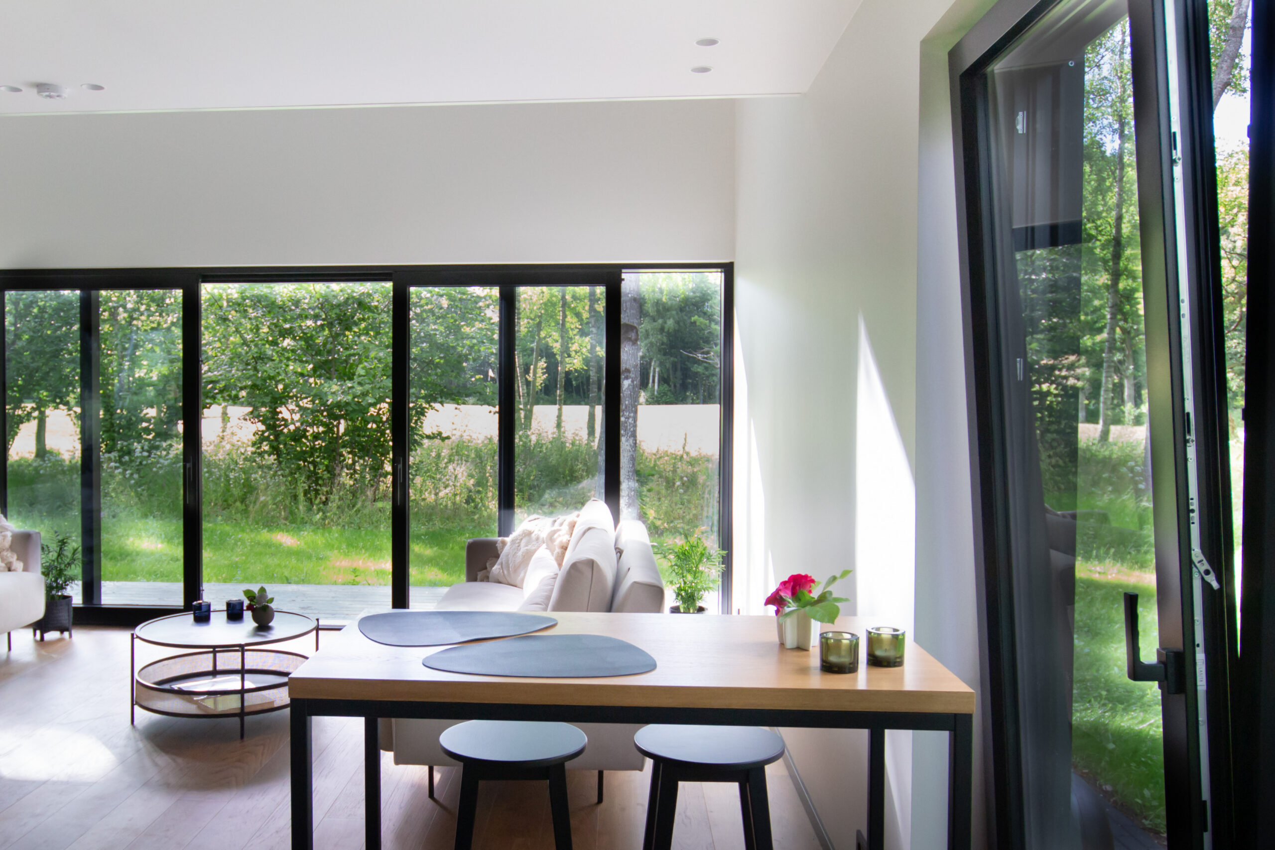 Elementmaja Jõelähtmes- Matek AS. Arhitekt: Andres Põime Foto: Matek AS, Lasita Aken AS