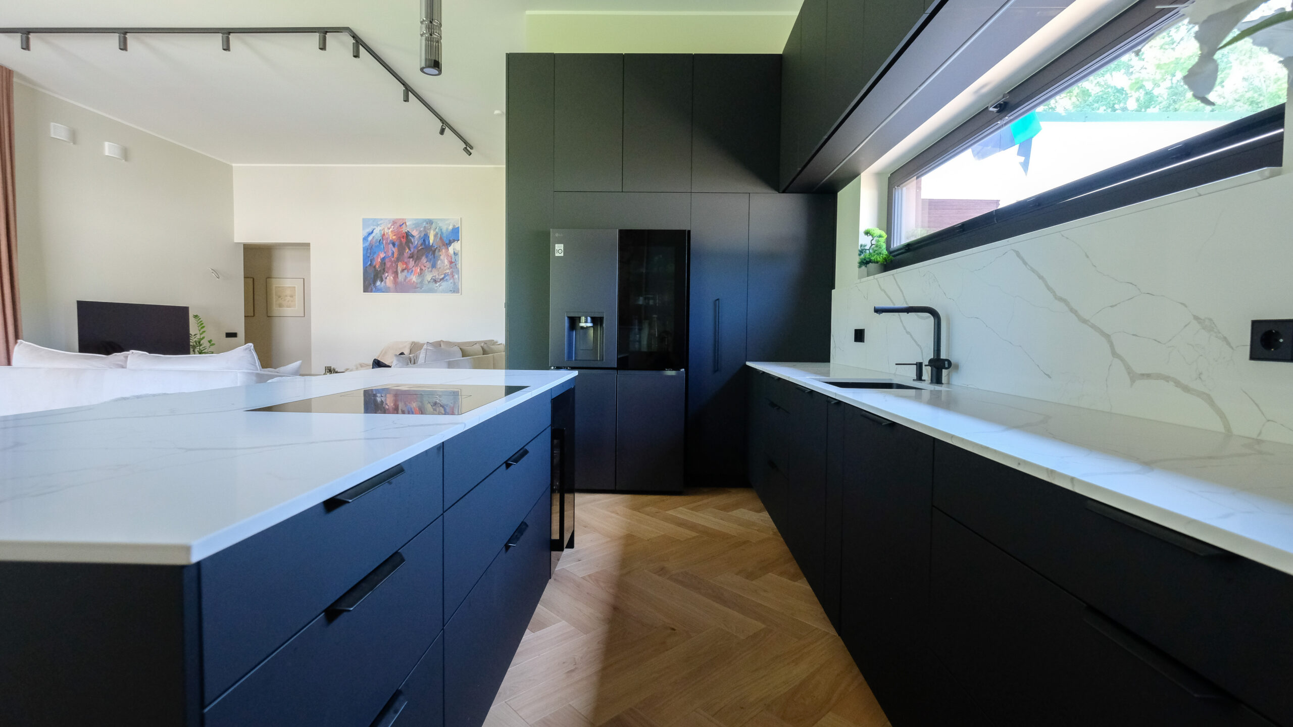 Timbeco Woodhouse OÜ elementeramu Saues. Arhitektuur: Nordwell arhitektid, Oksana Karula, Anton Anufriev Foto: Timbeco Woodhouse OÜ